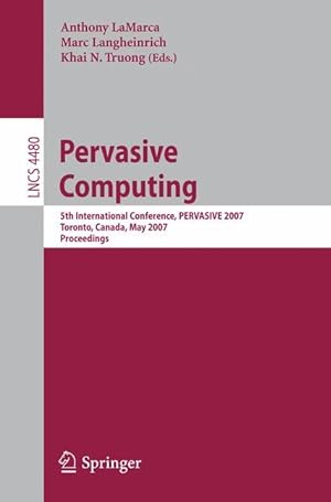 Seller image for Pervasive Computing for sale by moluna