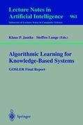 Seller image for Algorithmic Learning for Knowledge-Based Systems for sale by moluna
