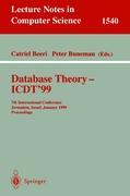 Seller image for Database Theory - ICDT 99 for sale by moluna