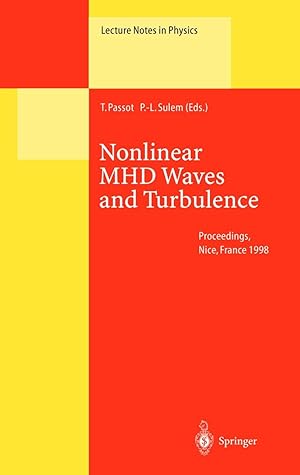 Seller image for Nonlinear MHD Waves and Turbulence for sale by moluna