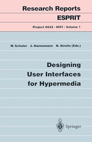 Bild des Verkufers fr Designing User Interfaces for Hypermedia zum Verkauf von moluna