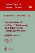 Image du vendeur pour Foundations of Software Technology and Theoretical Computer Science mis en vente par moluna