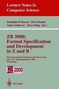Image du vendeur pour ZB 2000: Formal Specification and Development in Z and B mis en vente par moluna