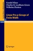 Image du vendeur pour Linear Pro-p-Groups of Finite Width mis en vente par moluna