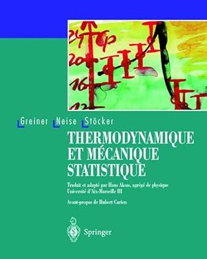 Imagen del vendedor de Thermodynamique et mcanique statistique a la venta por moluna