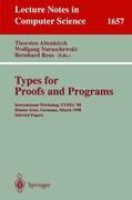 Image du vendeur pour Types for Proofs and Programs mis en vente par moluna