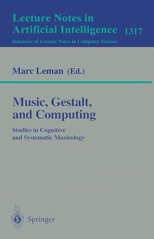 Imagen del vendedor de Music, Gestalt, and Computing a la venta por moluna