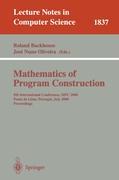 Seller image for Mathematics of Program Construction for sale by moluna