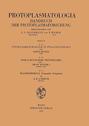 Seller image for Cytoplasmastruktur in Pflanzenzellen - Intravakuolaeres Protoplasma - Plasmodesmata (Vegetable Kingdom) for sale by moluna