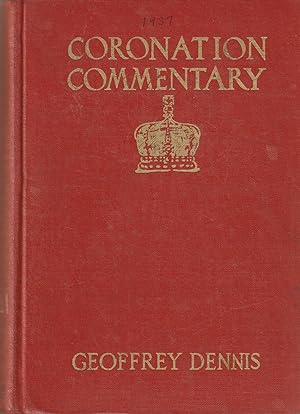 Seller image for Coronation Commentary for sale by Hedgehog's Whimsey BOOKS etc.