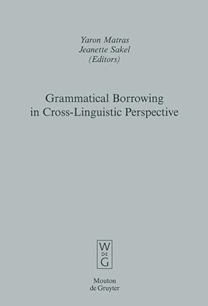 Immagine del venditore per Grammatical Borrowing in Cross-Linguistic Perspective venduto da moluna