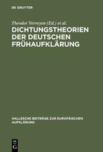 Seller image for Dichtungstheorien der deutschen Frhaufklaerung for sale by moluna