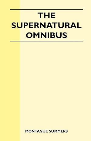 Seller image for The Supernatural Omnibus for sale by moluna