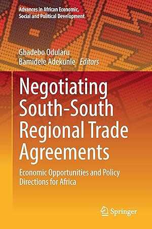 Bild des Verkufers fr Negotiating South-South Regional Trade Agreements zum Verkauf von moluna