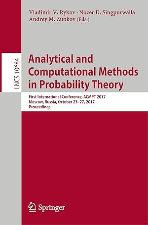 Bild des Verkufers fr Analytical and Computational Methods in Probability Theory zum Verkauf von moluna