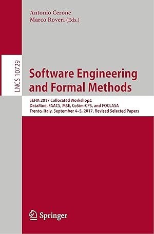 Imagen del vendedor de Software Engineering and Formal Methods a la venta por moluna