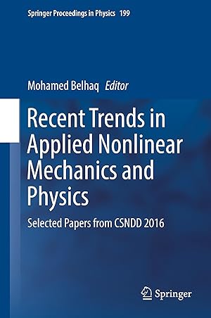 Seller image for Recent Trends in Applied Nonlinear Mechanics and Physics for sale by moluna