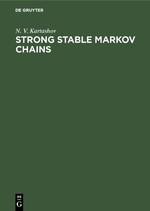 Imagen del vendedor de Strong Stable Markov Chains a la venta por moluna