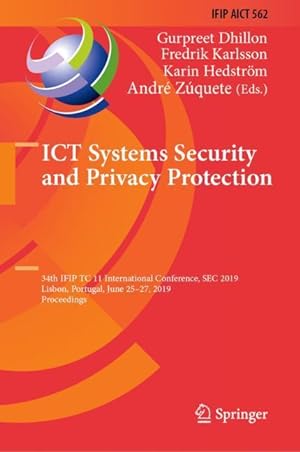 Image du vendeur pour ICT Systems Security and Privacy Protection mis en vente par moluna