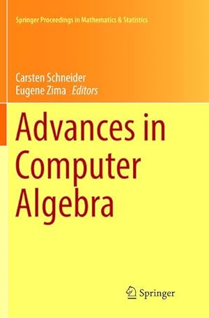 Bild des Verkufers fr Advances in Computer Algebra zum Verkauf von moluna