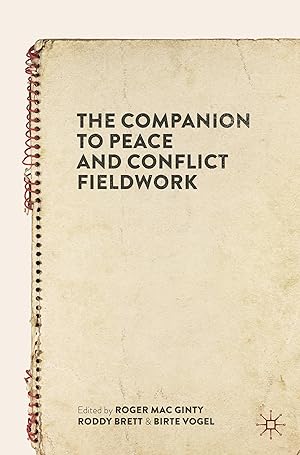 Image du vendeur pour The Companion to Peace and Conflict Fieldwork mis en vente par moluna
