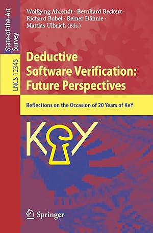 Image du vendeur pour Deductive Software Verification: Future Perspectives mis en vente par moluna