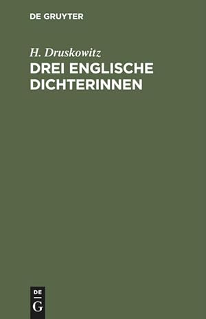 Seller image for Drei englische Dichterinnen for sale by moluna