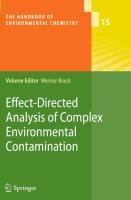 Seller image for Effect-Directed Analysis of Complex Environmental Contamination for sale by moluna