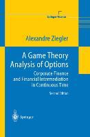 Imagen del vendedor de A Game Theory Analysis of Options a la venta por moluna