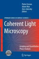 Bild des Verkufers fr Coherent Light Microscopy zum Verkauf von moluna