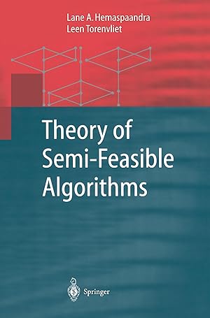 Seller image for Theory of Semi-Feasible Algorithms for sale by moluna