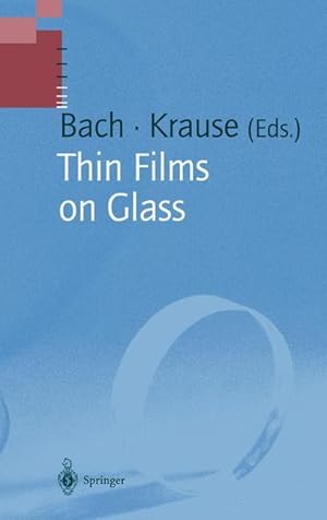 Bild des Verkufers fr Thin Films on Glass zum Verkauf von moluna