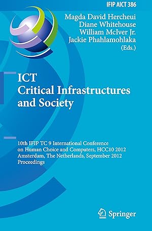Seller image for ICT Critical Infrastructures and Society for sale by moluna
