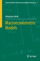 Seller image for Macroeconometric Models for sale by moluna