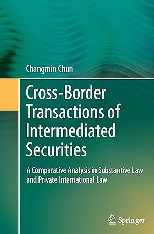Seller image for Cross-border Transactions of Intermediated Securities for sale by moluna