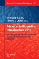 Immagine del venditore per Advances in Biomedical Infrastructure 2013 venduto da moluna