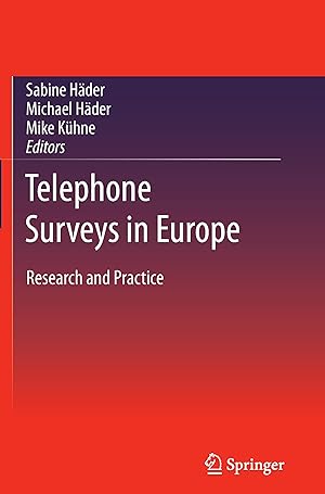 Bild des Verkufers fr Telephone Surveys in Europe zum Verkauf von moluna