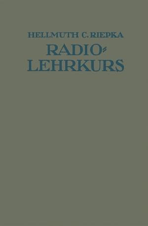 Imagen del vendedor de Lehrkurs fr Radio-Amateure a la venta por moluna