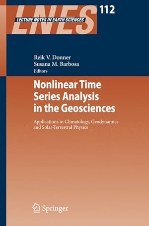 Seller image for Nonlinear Time Series Analysis in the Geosciences for sale by moluna