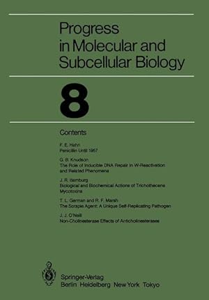 Seller image for Progress in Molecular and Subcellular Biology for sale by moluna