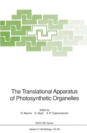 Bild des Verkufers fr The Translational Apparatus of Photosynthetic Organelles zum Verkauf von moluna