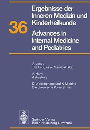 Bild des Verkufers fr Ergebnisse der Inneren Medizin und Kinderheilkunde / Advances in Internal Medicine and Pediatrics zum Verkauf von moluna