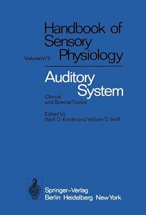 Seller image for Auditory System for sale by moluna