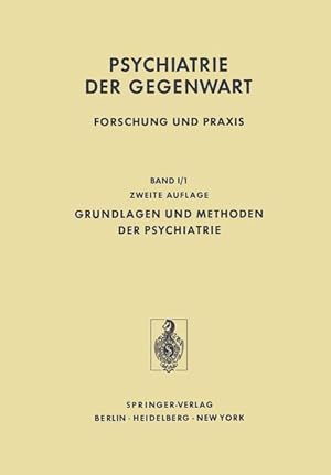 Seller image for Grundlagen und Methoden der Psychiatrie for sale by moluna