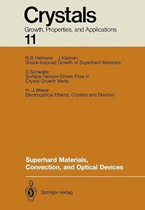 Imagen del vendedor de Superhard Materials, Convection, and Optical Devices a la venta por moluna