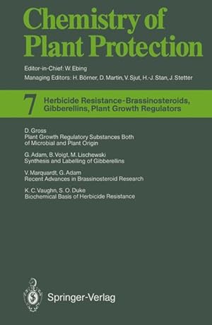 Bild des Verkufers fr Herbicide Resistance - Brassinosteroids, Gibberellins, Plant Growth Regulators zum Verkauf von moluna