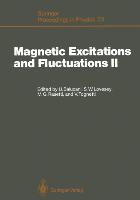 Bild des Verkufers fr Magnetic Excitations and Fluctuations II zum Verkauf von moluna