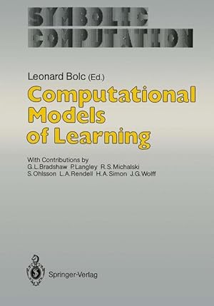 Image du vendeur pour Computational Models of Learning mis en vente par moluna