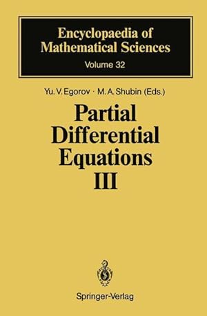 Imagen del vendedor de Partial Differential Equations III a la venta por moluna