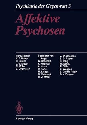 Seller image for Affektive Psychosen for sale by moluna